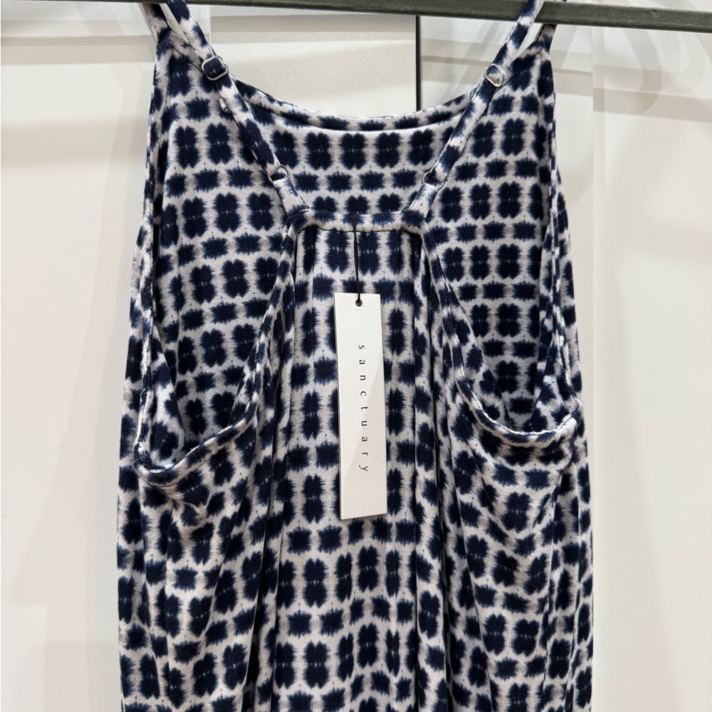 NWT Sanctuary Maxi Size S Patterned Sleeveless Top